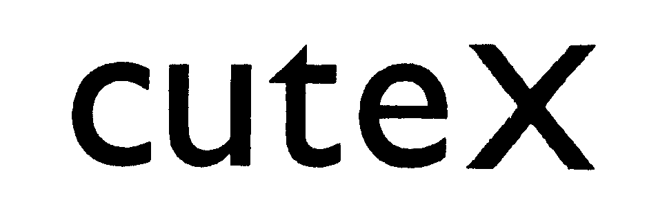 Trademark Logo CUTEX