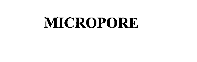 Trademark Logo MICROPORE