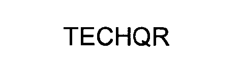 Trademark Logo TECHQR