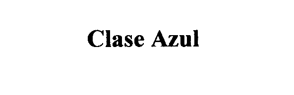  CLASE AZUL