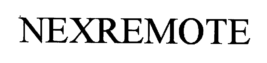 Trademark Logo NEXREMOTE
