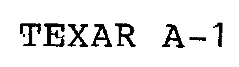 Trademark Logo TEXAR A-1