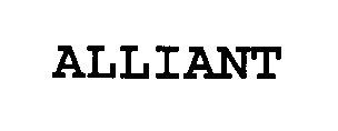 Trademark Logo ALLIANT