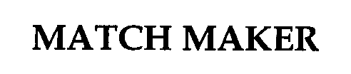 Trademark Logo MATCH MAKER