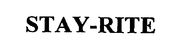 Trademark Logo STAY-RITE