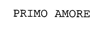 Trademark Logo PRIMO AMORE
