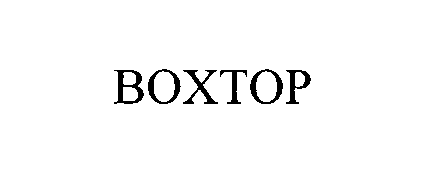 Trademark Logo BOXTOP