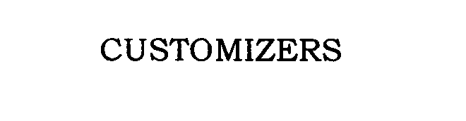 Trademark Logo CUSTOMIZERS