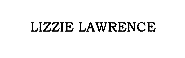Trademark Logo LIZZIE LAWRENCE