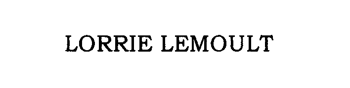 Trademark Logo LORRIE LEMOULT