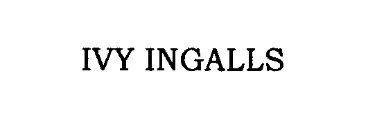  IVY INGALLS