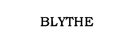 Trademark Logo BLYTHE