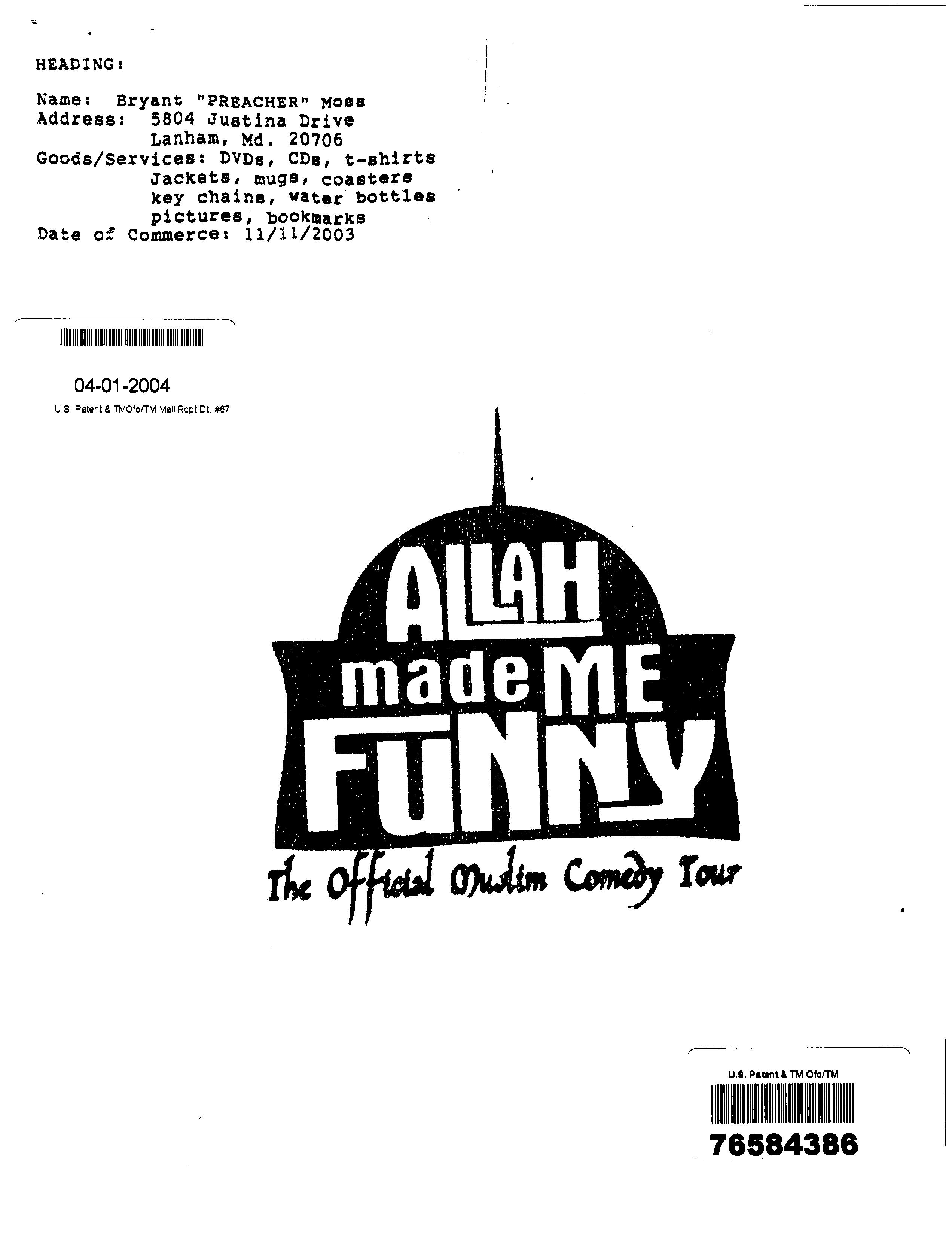 Application for Allah Made Me Funny The Official Muslim Comedy Tour