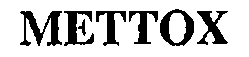 Trademark Logo METTOX