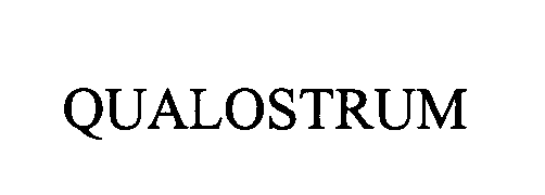 Trademark Logo QUALOSTRUM