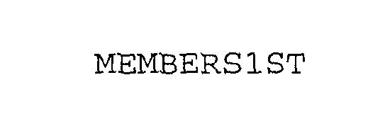 Trademark Logo MEMBERS1ST