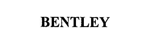 Trademark Logo BENTLEY