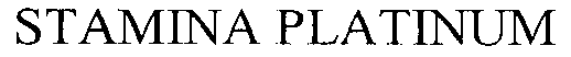 Trademark Logo STAMINA PLATINUM
