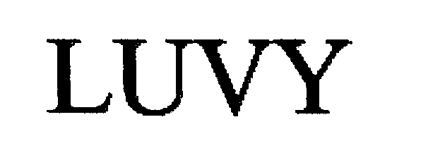 Trademark Logo LUVY