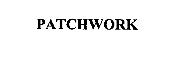 Trademark Logo PATCHWORK