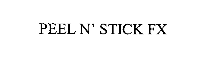 Trademark Logo PEEL N' STICK FX