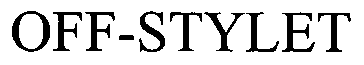 Trademark Logo OFF-STYLET