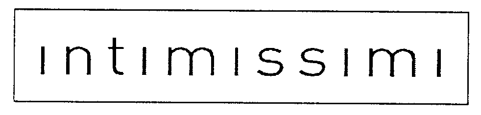 Trademark Logo INTIMISSIMI
