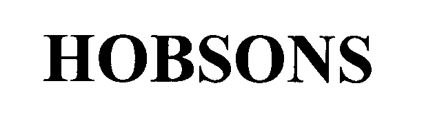 Trademark Logo HOBSONS