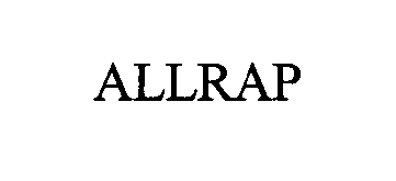 Trademark Logo ALLRAP