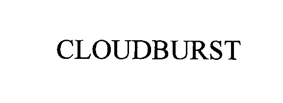 CLOUDBURST