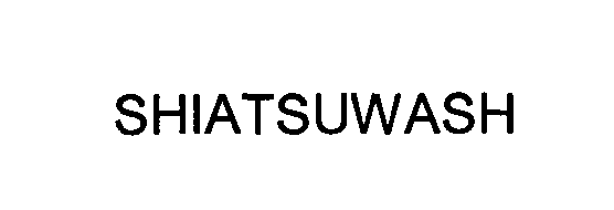  SHIATSUWASH