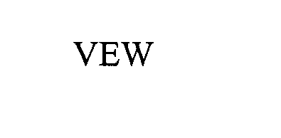 Trademark Logo VEW