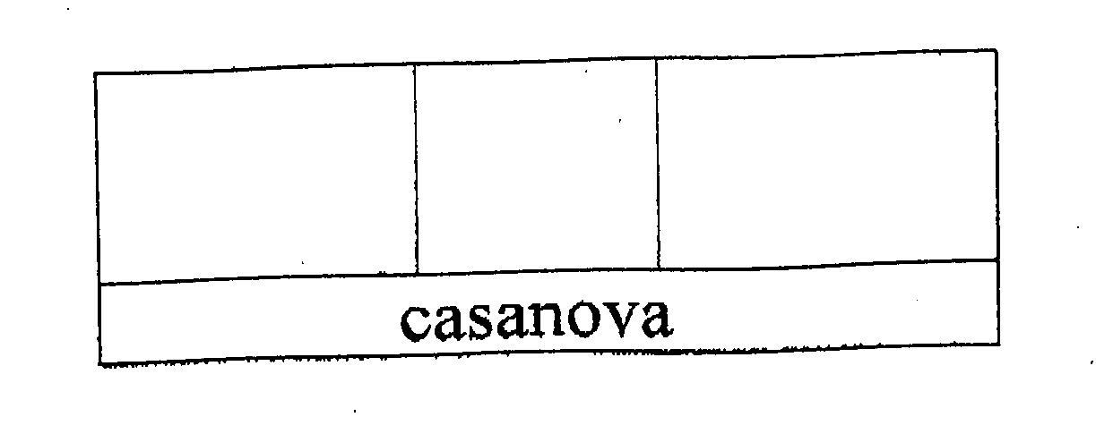 Trademark Logo CASANOVA