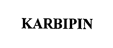 Trademark Logo KARBIPIN