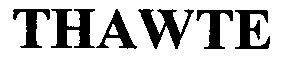 Trademark Logo THAWTE