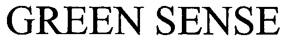 Trademark Logo GREEN SENSE