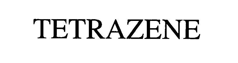 Trademark Logo TETRAZENE