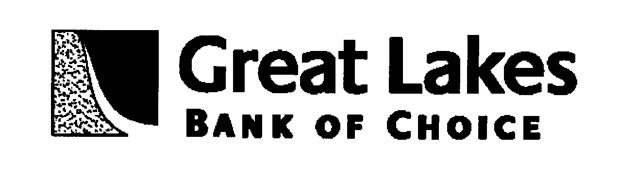 Trademark Logo GREAT LAKES BANK OF CHOICE