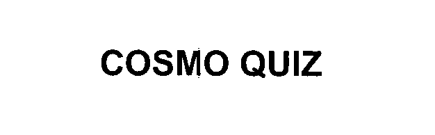 Trademark Logo COSMO QUIZ
