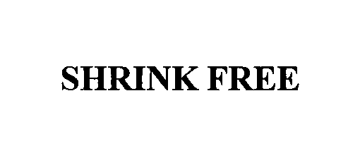 Trademark Logo SHRINK FREE
