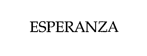Trademark Logo ESPERANZA