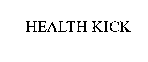 Trademark Logo HEALTH KICK