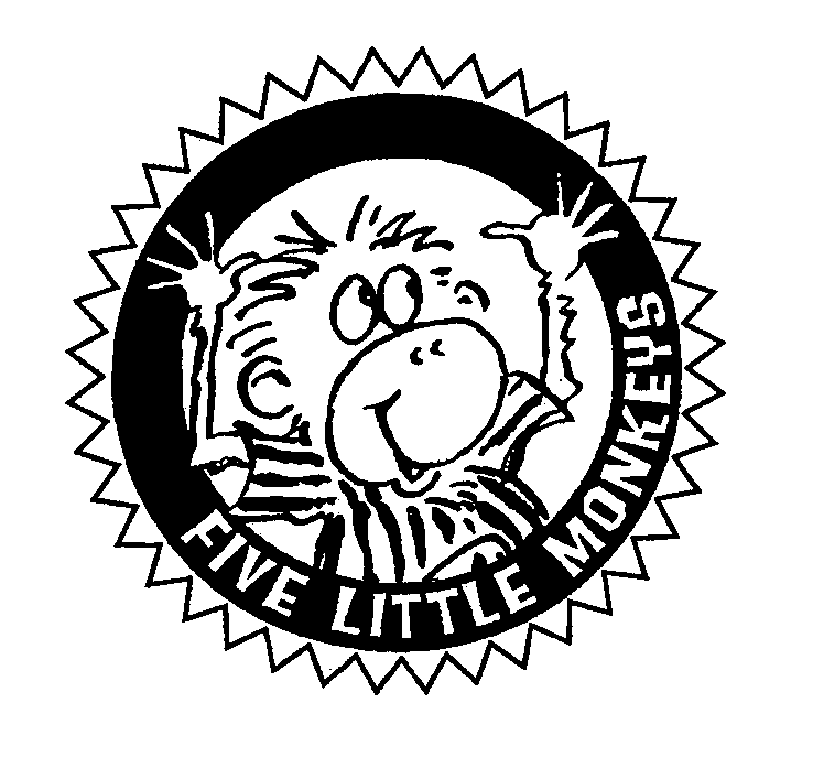 Trademark Logo FIVE LITTLE MONKEYS