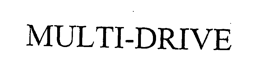 Trademark Logo MULTI-DRIVE