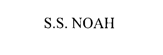 Trademark Logo S.S. NOAH