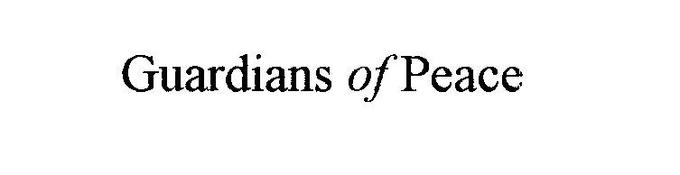 Trademark Logo GUARDIANS OF PEACE