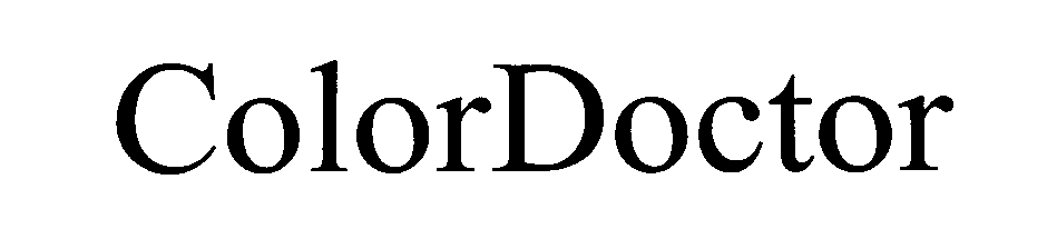 Trademark Logo COLORDOCTOR