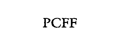 Trademark Logo PCFF