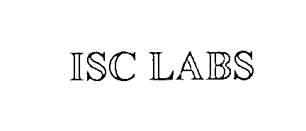 Trademark Logo ISC LABS