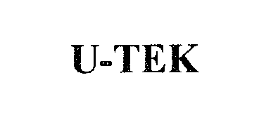 Trademark Logo U-TEK